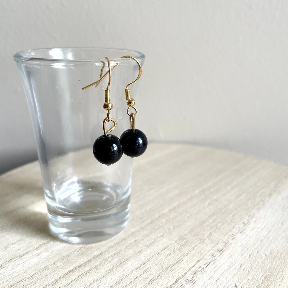 Ensley Beaded Earrings NWT handmade metallic delicate lightweight vintage statem